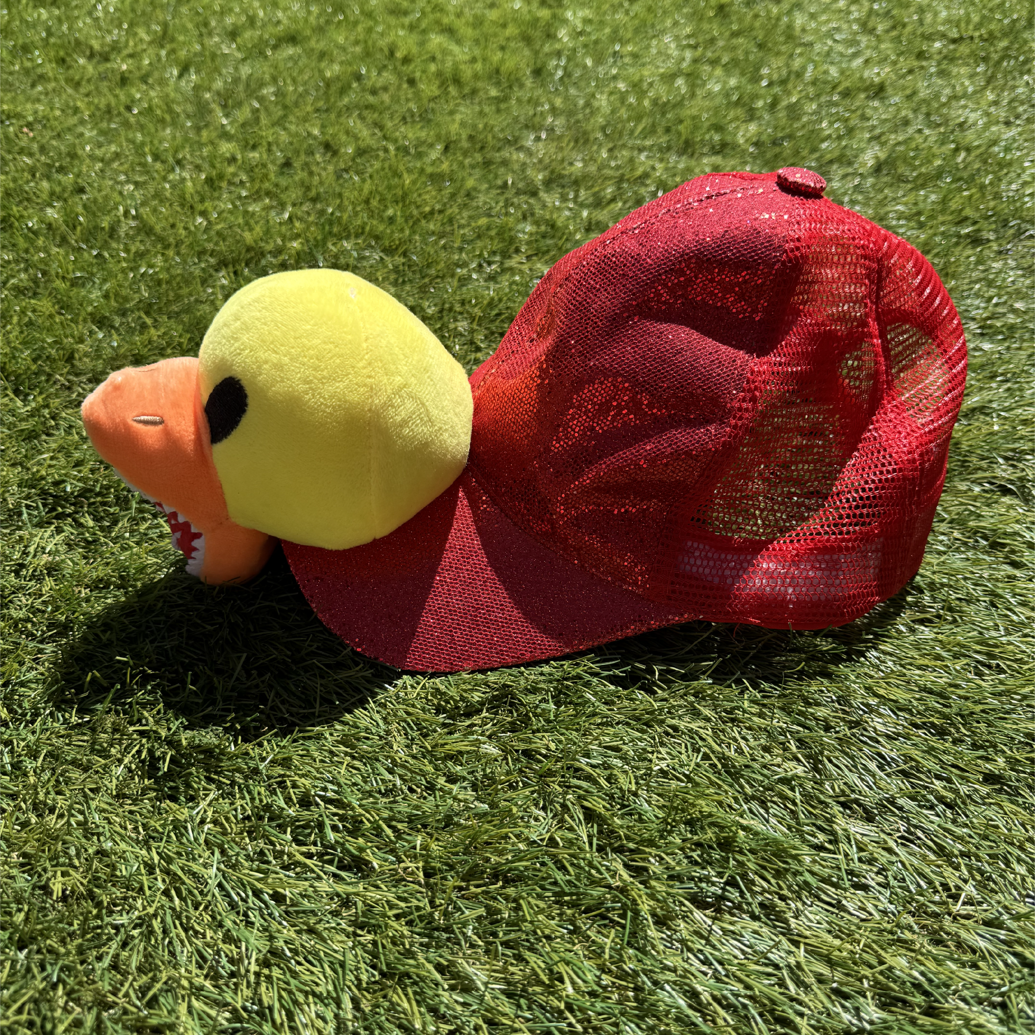 Casquette Peluche Canard Carnassier 🦆