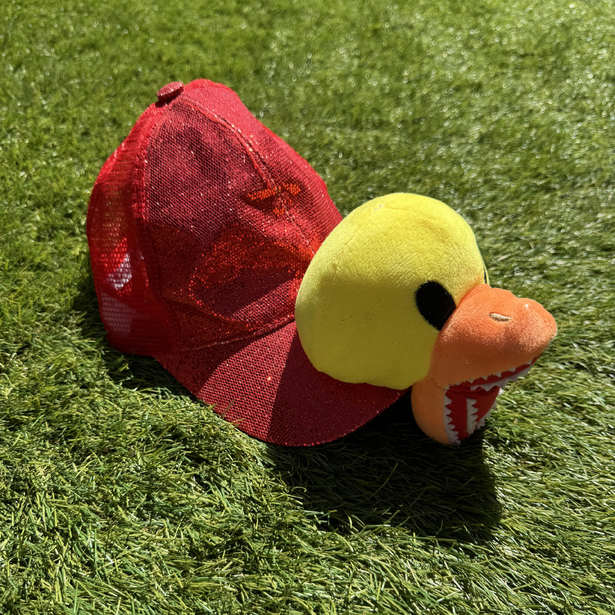 Casquette Peluche Canard Carnassier 🦆