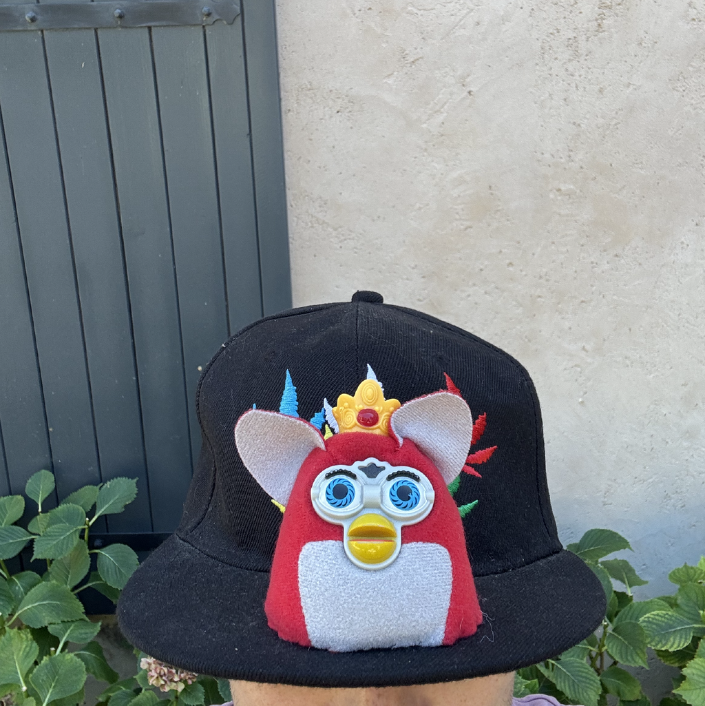 Casquette Peluche Chat-Hibou Royal 👑
