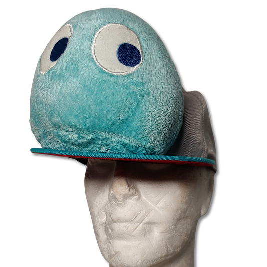 Casquette Fantôme Pacman Bleue Clair
