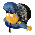 Casquette Peluche Policier Jaune 👮