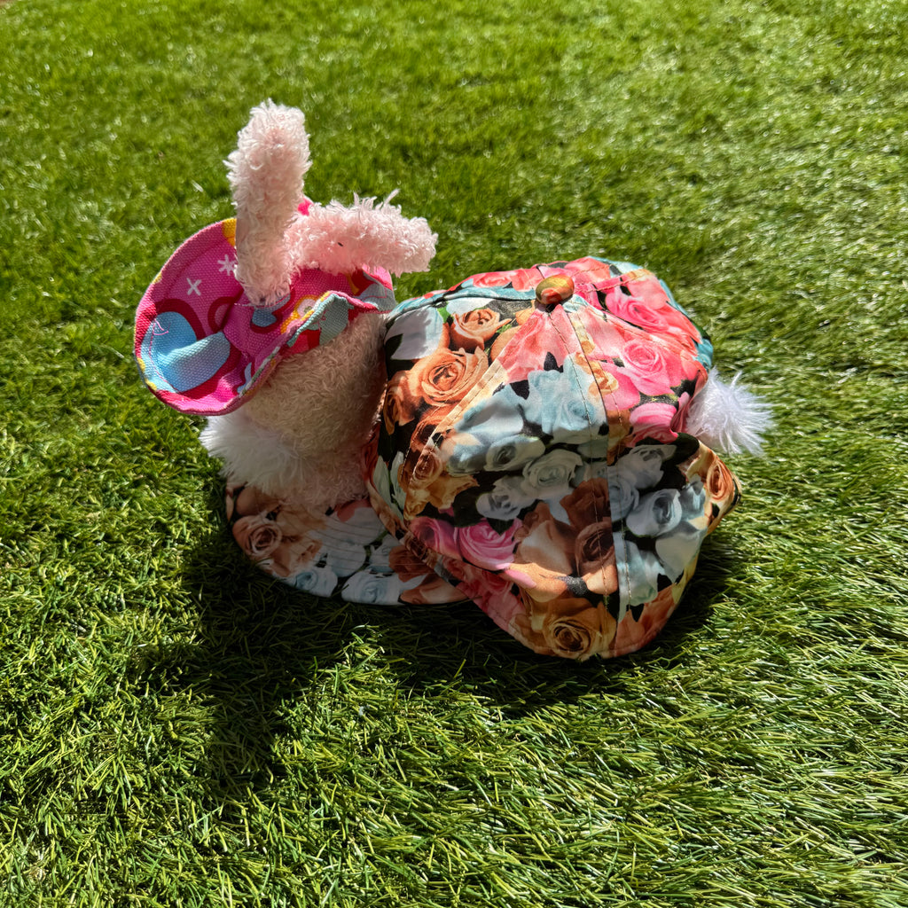 Casquette Peluche Lapin Fleuri 🌼