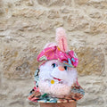 Casquette Peluche Lapin Fleuri 🌼