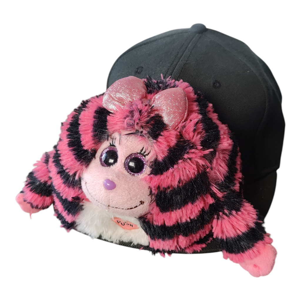 Casquette Peluche Monstre Rose