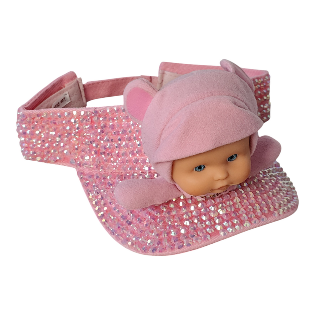 Visière Peluche Bébé Strass 💖