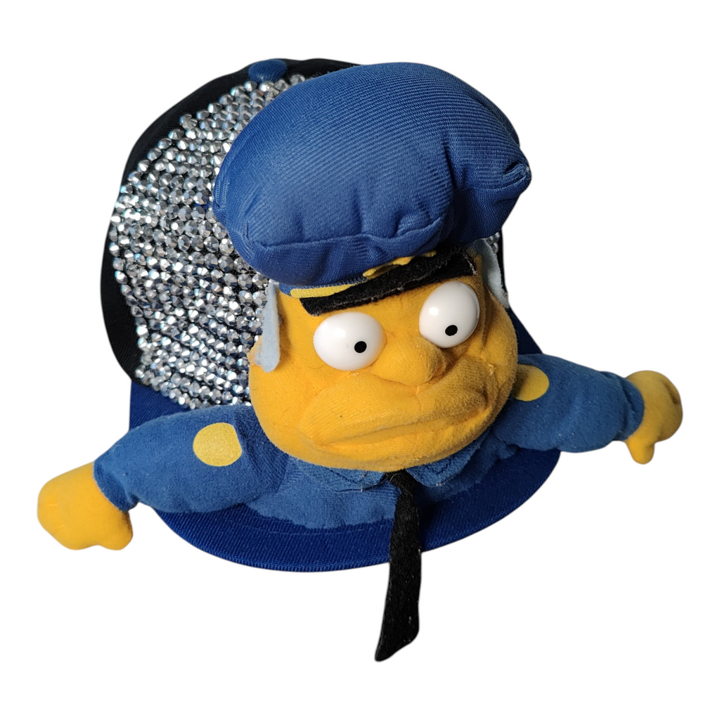 Casquette Peluche Policier Jaune 👮