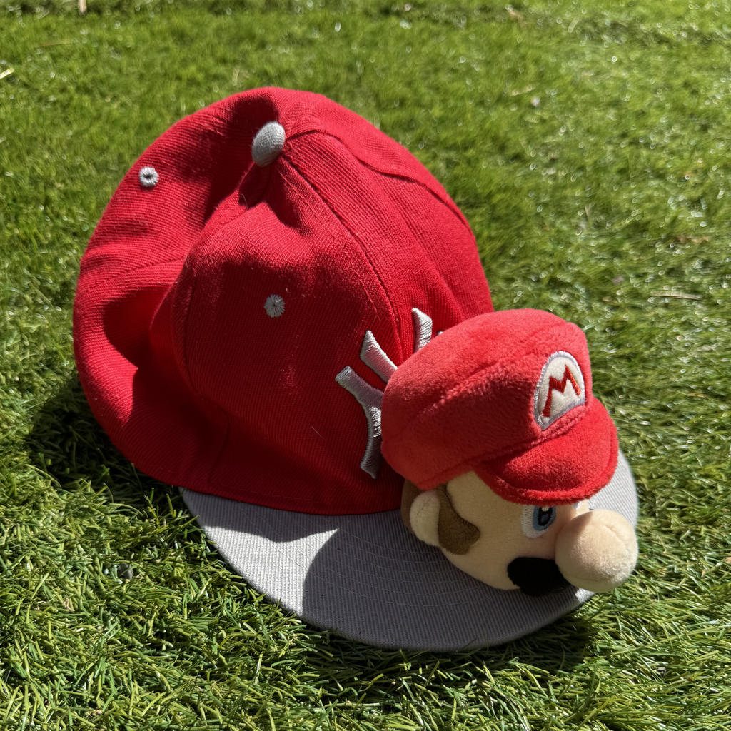 Casquette Peluche Plombier Rouge Enfant