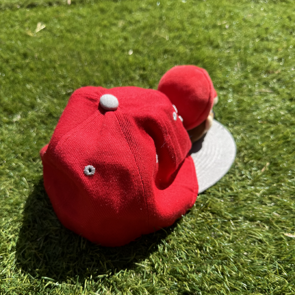 Casquette Peluche Plombier Rouge Enfant