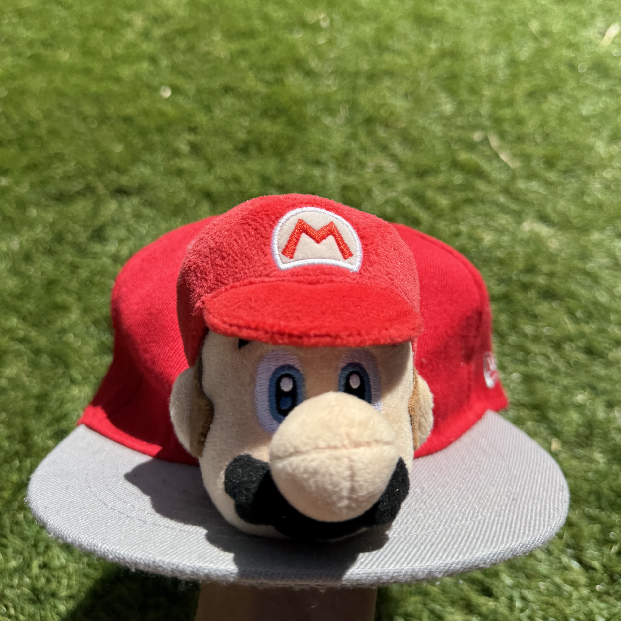 Casquette Peluche Plombier Rouge Enfant